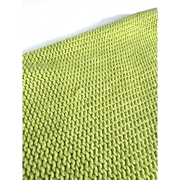 "LUMIE'RE" Lime Green Sweater, Slouchy, Size L,Oversize,SNAG IN SLEEVE,SEE PICS - Picture 7 of 14